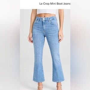 Frame Denim Le Crop Mini Boot